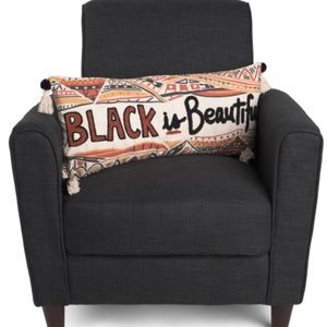 Black Is Beautiful 12x28 Decor Pillow